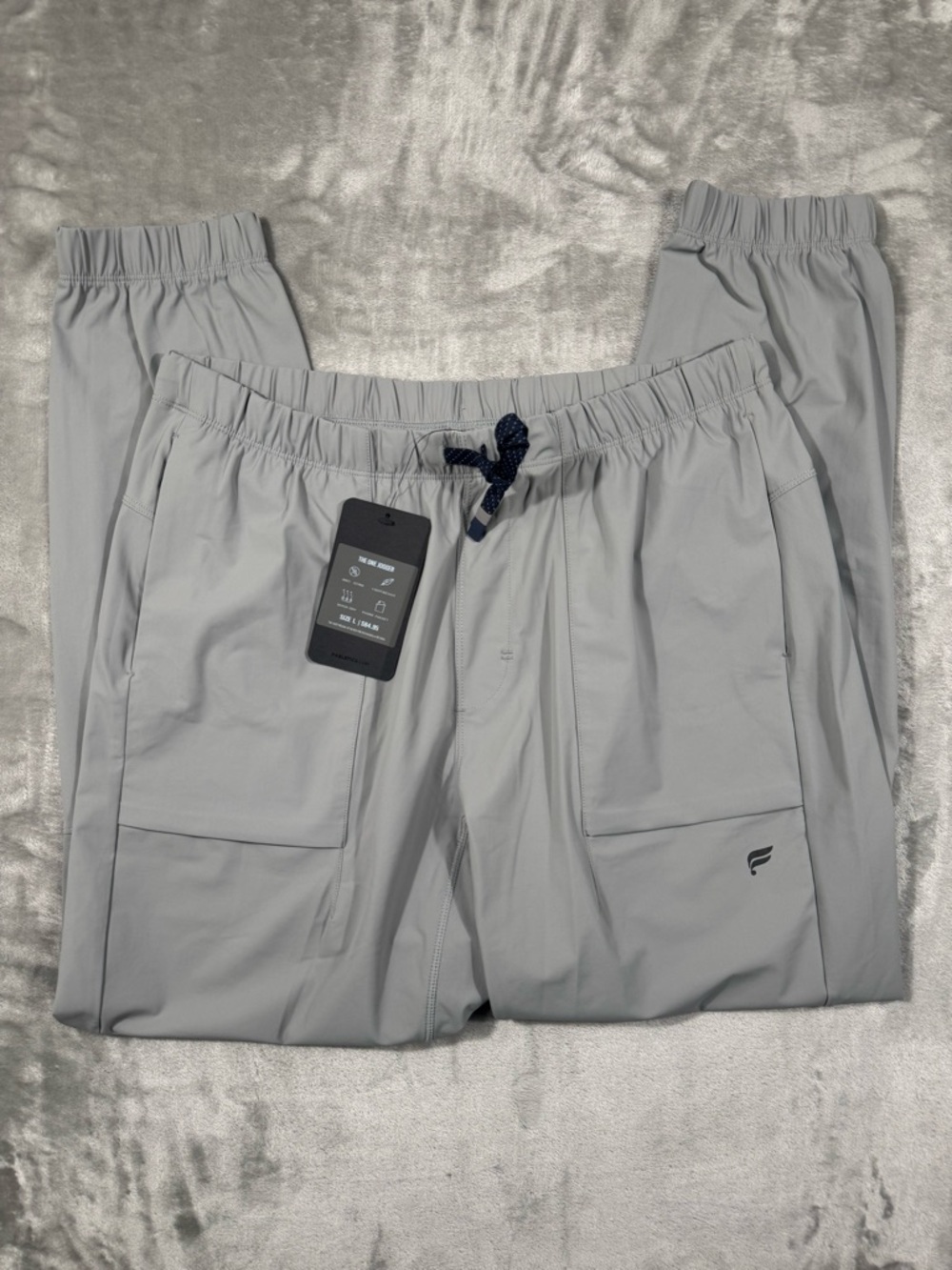 Fabletics The One Jogger Gray Pants Mens Size Large NWT!